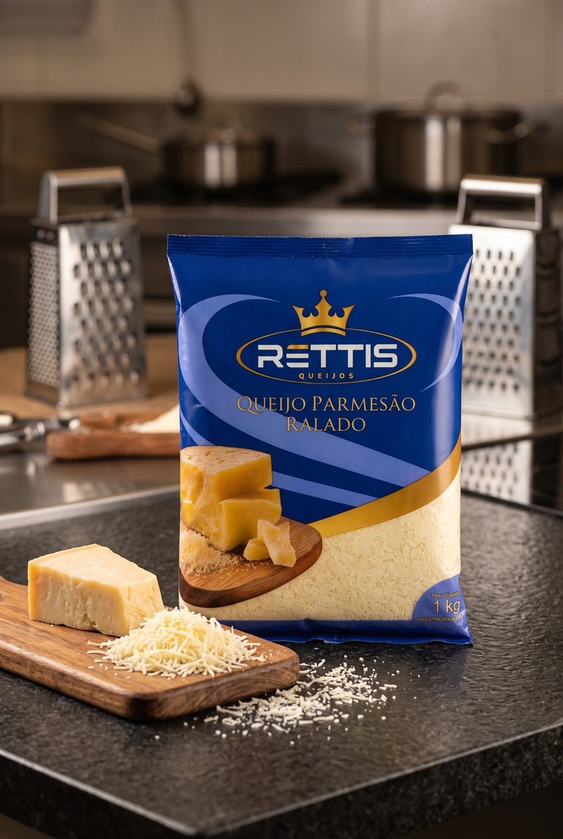 Parmesão ralado Rettis 1 kg