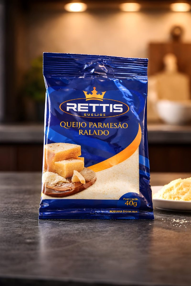 Parmesão ralado fino Rettis 40 g